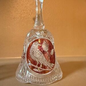Vintage Hofbauer Byrdes Collection crystal bell